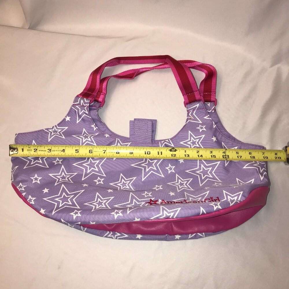 American Girl dolls Large Tote Bag Purple White Stars for Doll's and Clothes - Picture 6 of 13